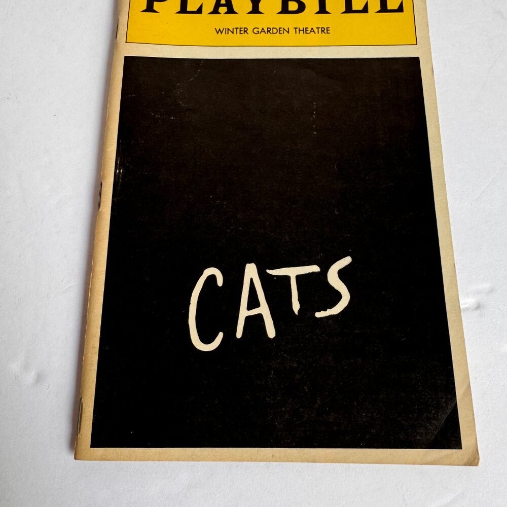 Cats October 7, 1982 Winter Garden Theatre 66 Pages Playbill No 3 Vol 10